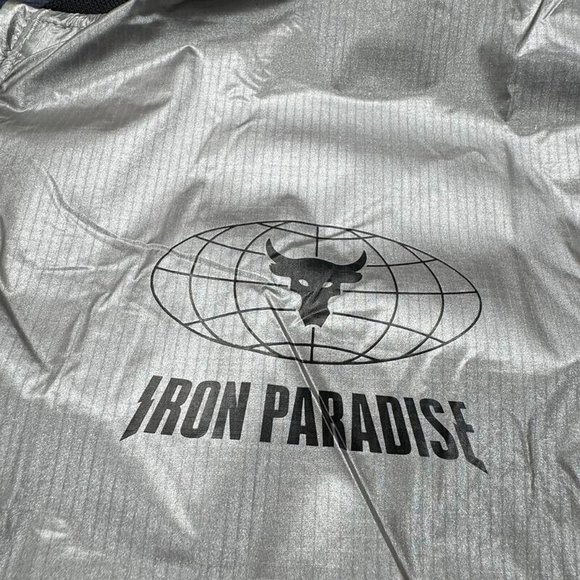 Under Armour Project Rock Bomber Jacket 3XL UA‎ Disrupt Gym Mens $160 - Picture 5 of 14